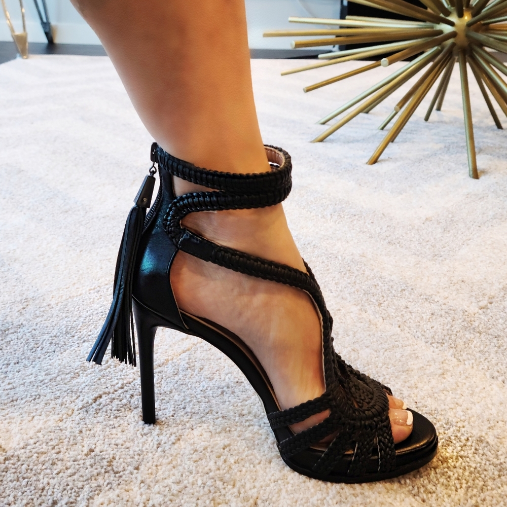 BCBGMax Azaria Stilletto Heels w/ Tassel Shoes